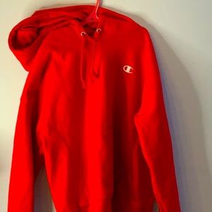 Champion red hoodie